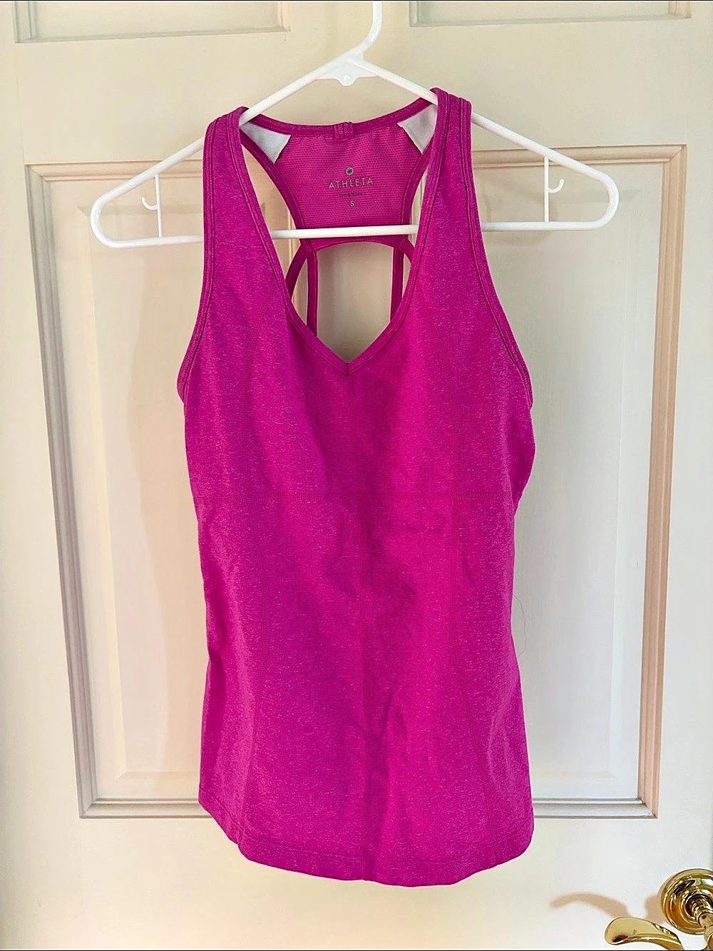 Athleta Pink Racerback Tank Top